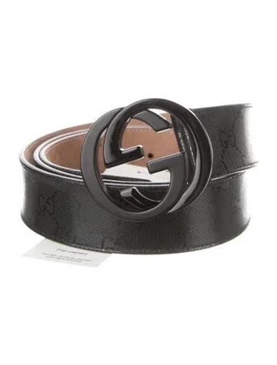 Pre-owned Gucci Waist Belt In Black
