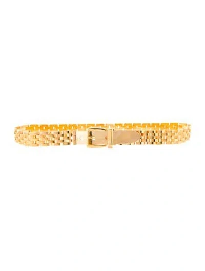 Pre-owned Gucci Waist Belt In Gold
