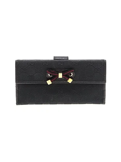 Pre-owned Gucci Wallet In Black