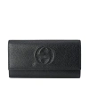 Gucci Wallet Black Women Leather Cellarius Logo Mod. 598206 A7mog 1000 In Nero