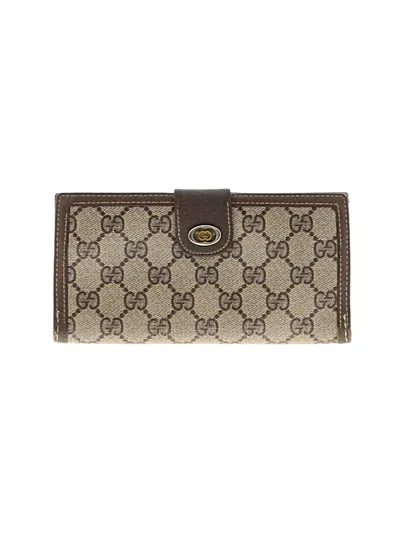Pre-owned Gucci Wallet In Brown