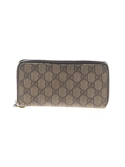 Pre-owned Gucci Wallet In Gray