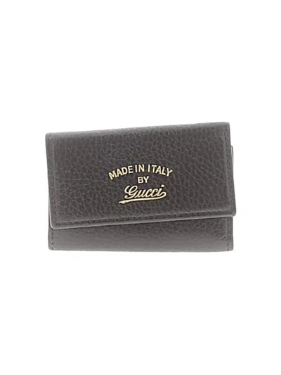 Pre-owned Gucci Wallet In Gray