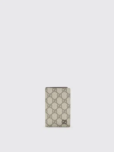 Gucci Wallet Men Beige In Neutral