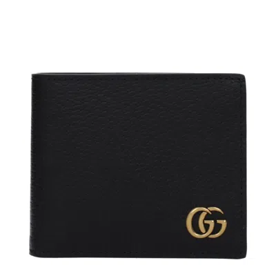 Gucci Wallet Men Leather Black
