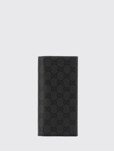 Gucci Gg Canvas Wallet In Blue