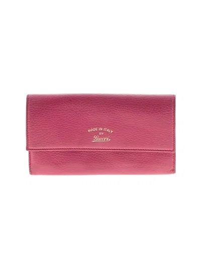Pre-owned Gucci Wallet In Pink