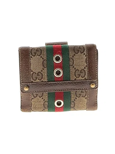 Pre-owned Gucci Wallet In Tan