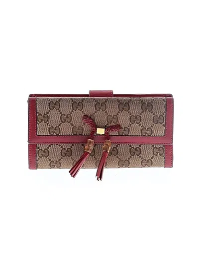 Pre-owned Gucci Wallet In Tan