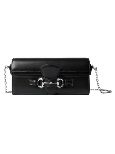 Gucci Wallet With Chain And Clip In Nero