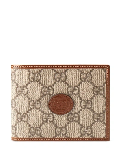Gucci Wallet With Logo In Neutral