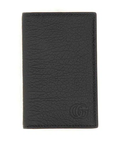 Gucci Wallet With Logo In Black