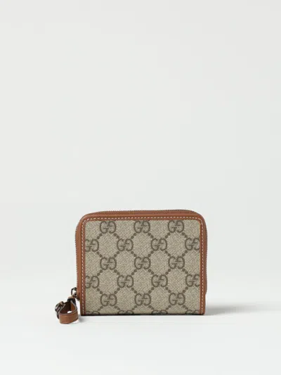 Gucci Wallet Woman Beige In Neutral