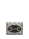 Gucci Women Horsebit Wallet In Black