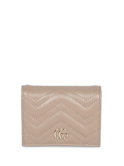 Gucci Multicolor Calf Leather Bos Taurus Wallet In Neutral