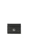 Gucci Women Gg Marmont Cardholder In Black