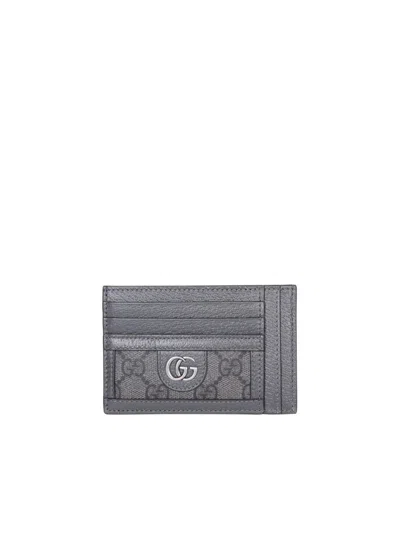 Gucci Stylish And Functional Gray Ophidia Gg Cardholder For Men