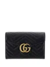 Gucci Gg Marmont Wallet In Black
