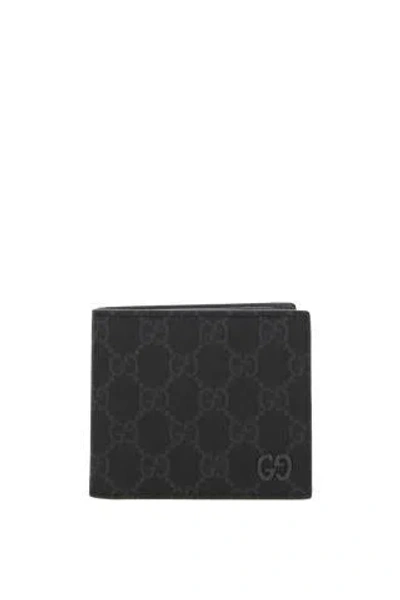 Gucci Wallets In Black+steel