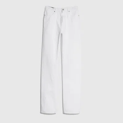 Gucci Washed Cotton Denim Pants In White