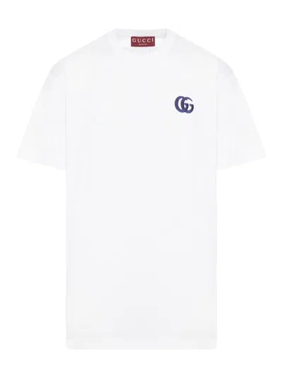 Gucci Washed Cotton Jersey T-shirt In White