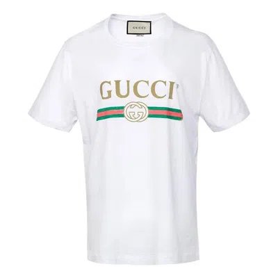 Gucci Washed Jersey Oversize T-shirt 'white'