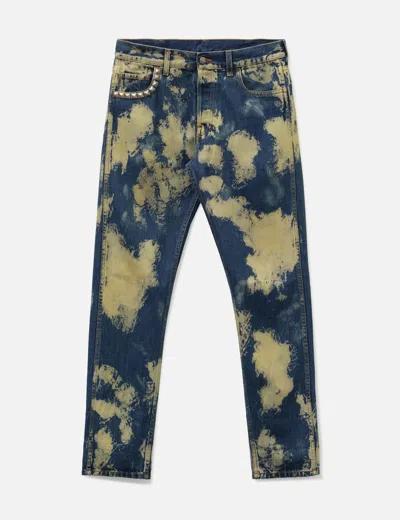 Gucci Washed Slim Jeans In Blue