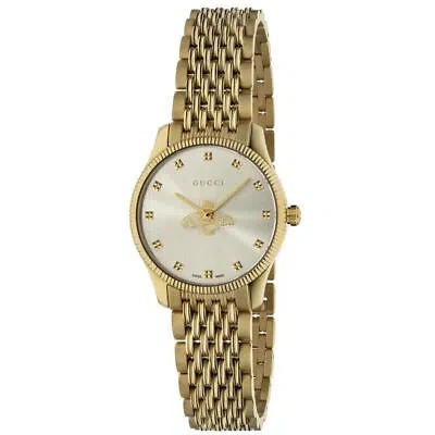 Pre-owned Gucci Watch G-timeless Ladies 29mm Bee Gold Ya1265021