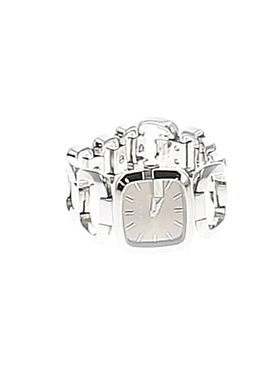 Pre-owned Gucci Watch In Silver