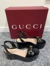 Gucci Waterproof Platform Sandals In Black