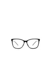 Gucci Wayfarer-contrast-frame Glasses In Black