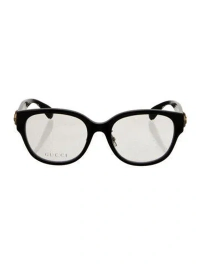 Pre-owned Gucci Wayfarer Eyeglasses In Black