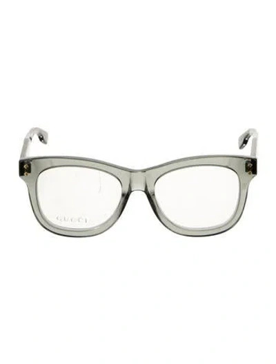 Pre-owned Gucci Wayfarer Eyeglasses W/ Tags In Blue