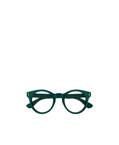 Gucci Wayfarer-frame Optical Glasses In Green