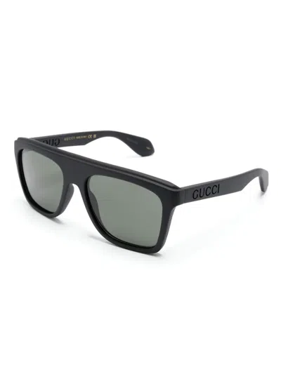Gucci Wayfarer-frame Sunglasses In 黑色