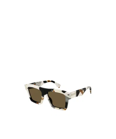 GUCCI GUCCI EYEWEAR SQUARE FRAME SUNGLASSES