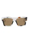 Gucci Wayfarer-frame Sunglasses In White
