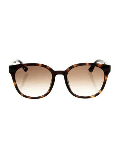 Pre-owned Gucci Wayfarer Gradient Sunglasses In Brown