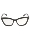 Gucci Wayfarer Lens Logo Frame In Black