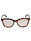 Gucci Wayfarer Lens Logo Frame In Transparent