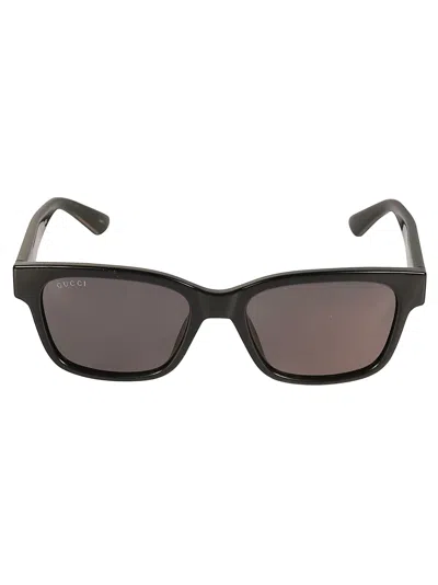 Gucci Wayfarer Square Classic Sunglasses In Black-black-grey