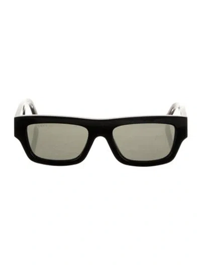 Pre-owned Gucci Wayfarer Tinted Sunglasses In Black