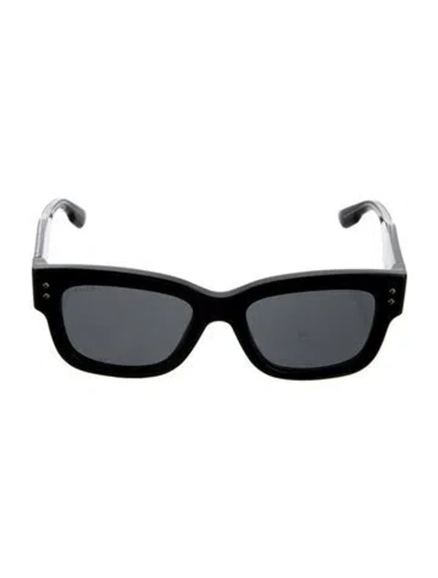 Pre-owned Gucci Wayfarer Tinted Sunglasses In Black