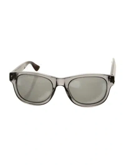 Pre-owned Gucci Wayfarer Tinted Sunglasses In Brown