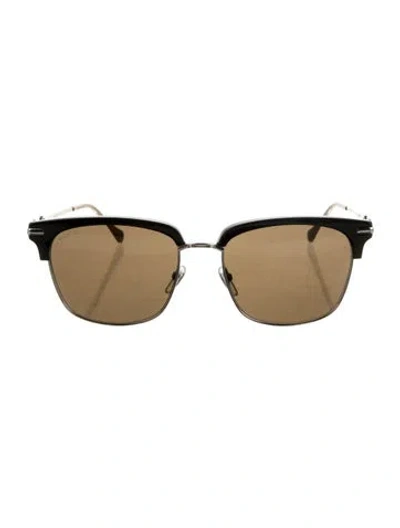 Pre-owned Gucci Wayfarer Tinted Sunglasses W/ Tags In Black