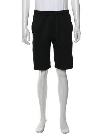 Pre-owned Gucci Web Accent Jogger Shorts In Black
