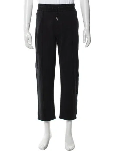 Pre-owned Gucci Web Accent Joggers In Black