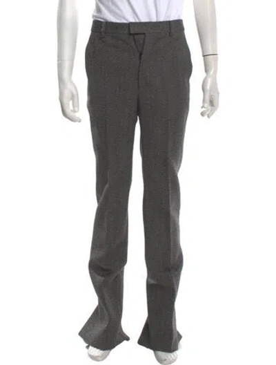 Pre-owned Gucci Web Accent Joggers W/ Tags In Gray