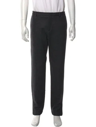 Pre-owned Gucci Web Accent Pants In Gray