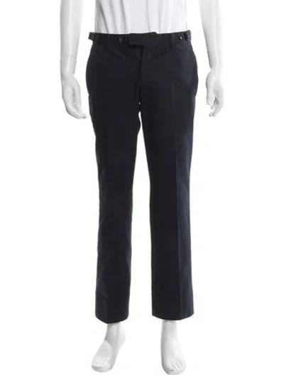 Pre-owned Gucci Web Accent Pants In Gray